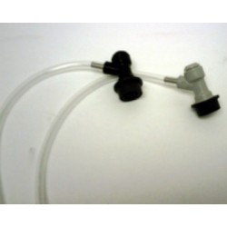 Keg adapters for cleaning station
