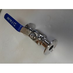 3/4" stainless Ball valve 1.5" tri-clamp fittings