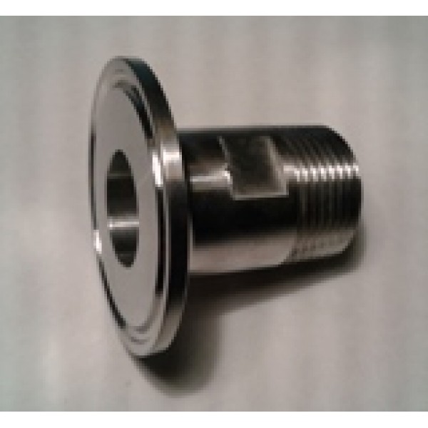 1.5" Tri-clamp 3/4" MPT fitting